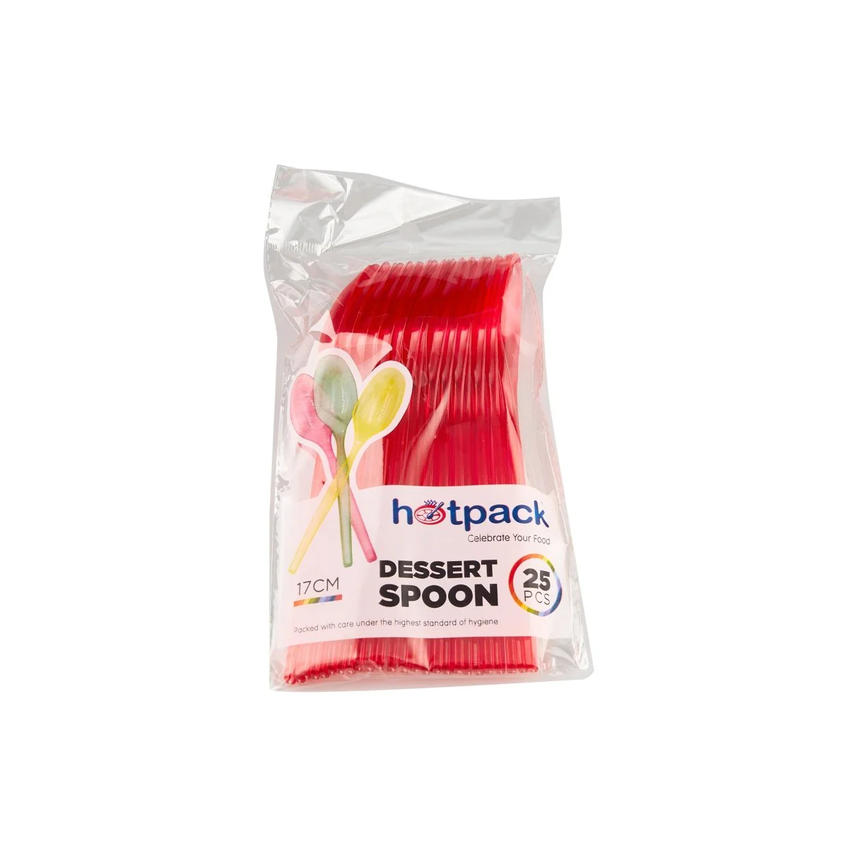 17cm Plastic Dessert Spoons - Image 3
