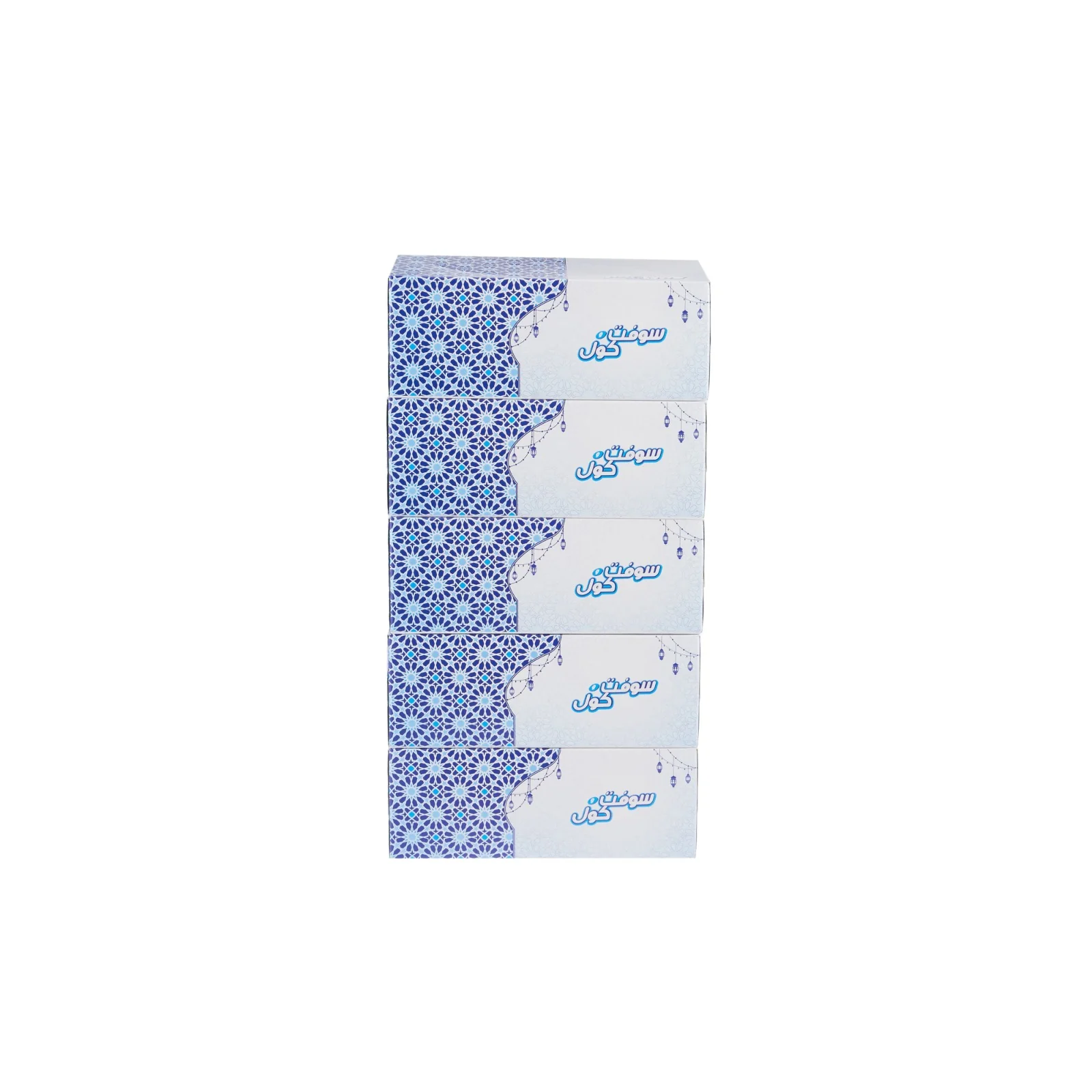 30 Boxes Soft n Cool Ramadan Theme Facial Tissue 200 Sheets x 2 Ply - Image 8