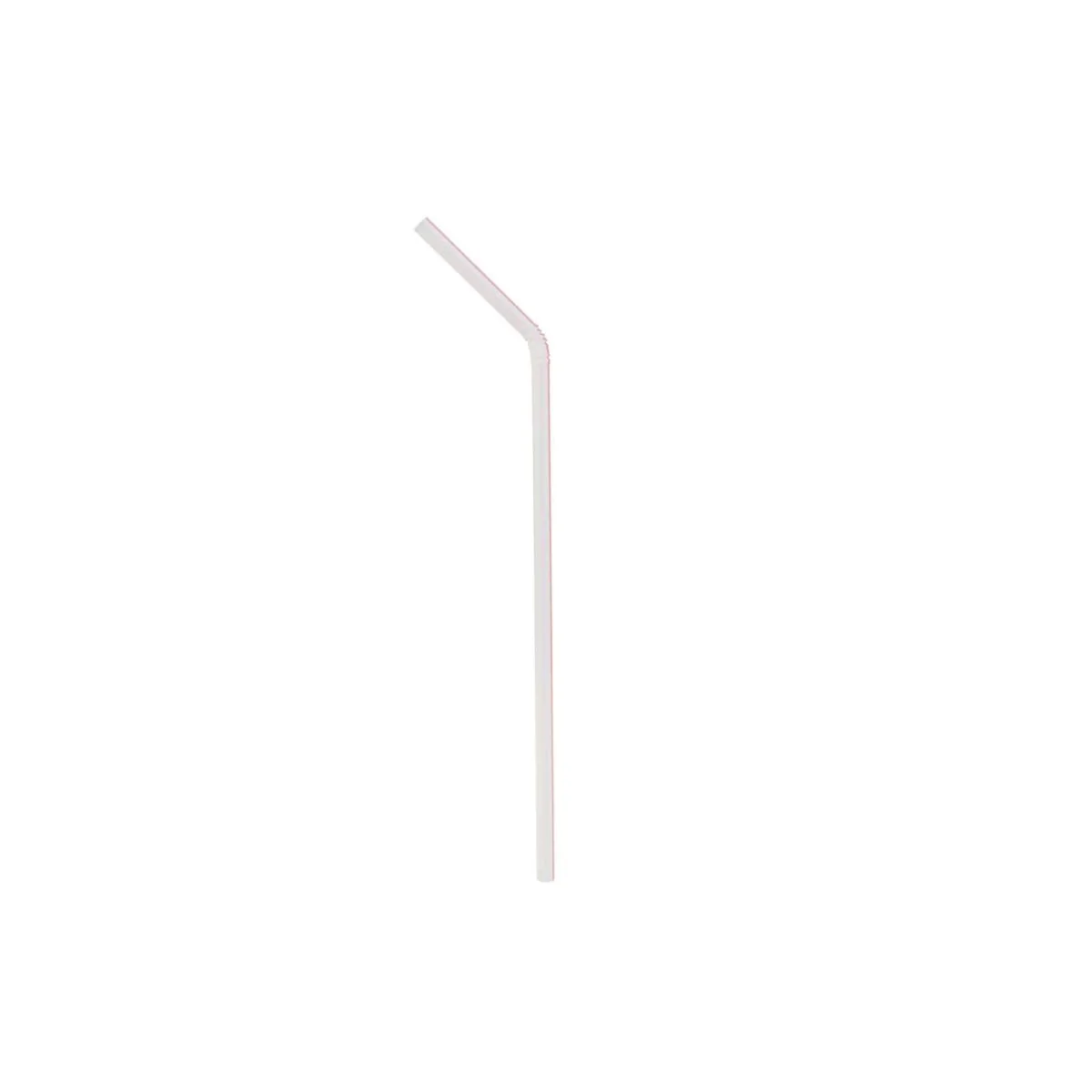 6mm Plastic Flexible Straw | 250 Pieces x 40 Packets - Image 2