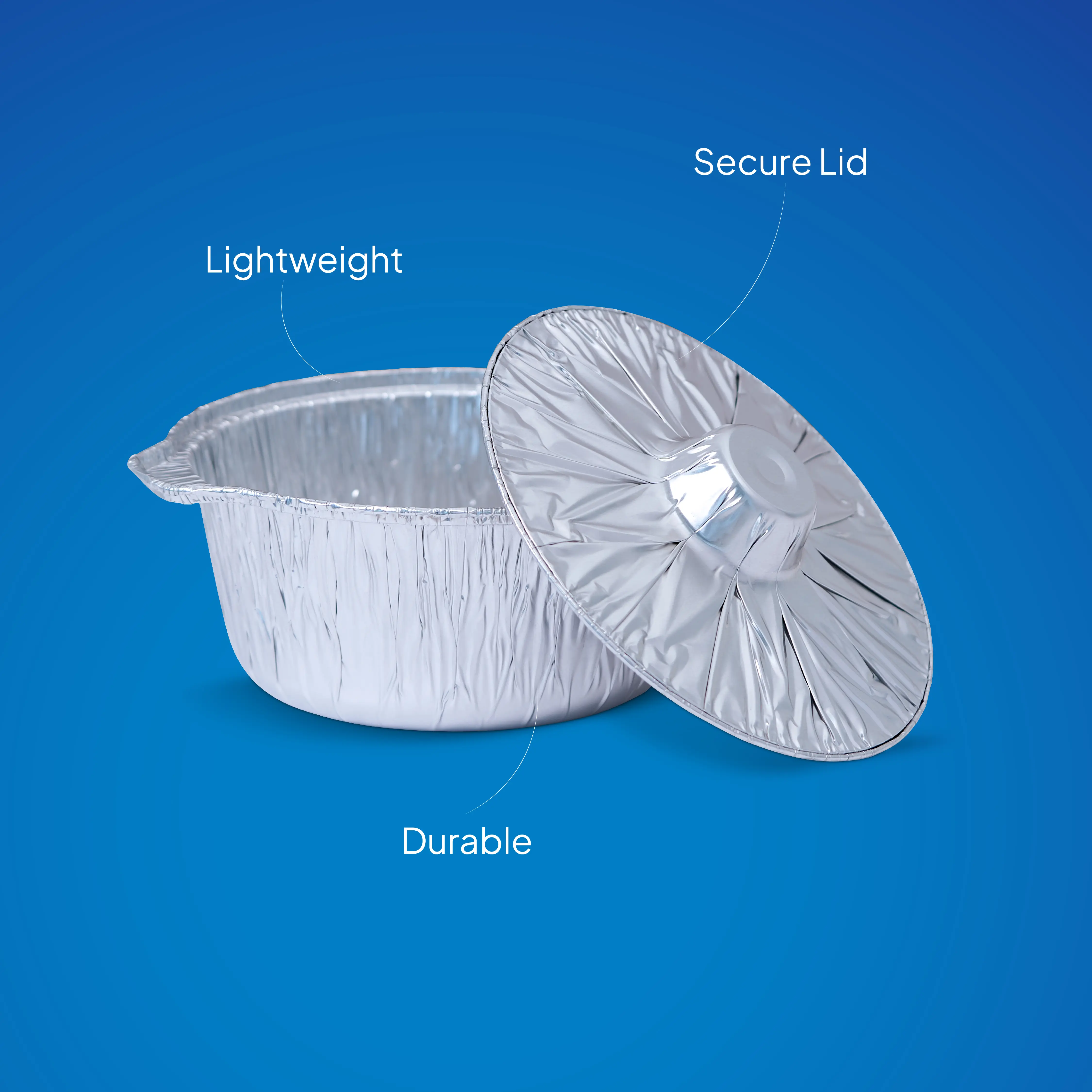Aluminium Pot With Lid 5 pieces - Image 18