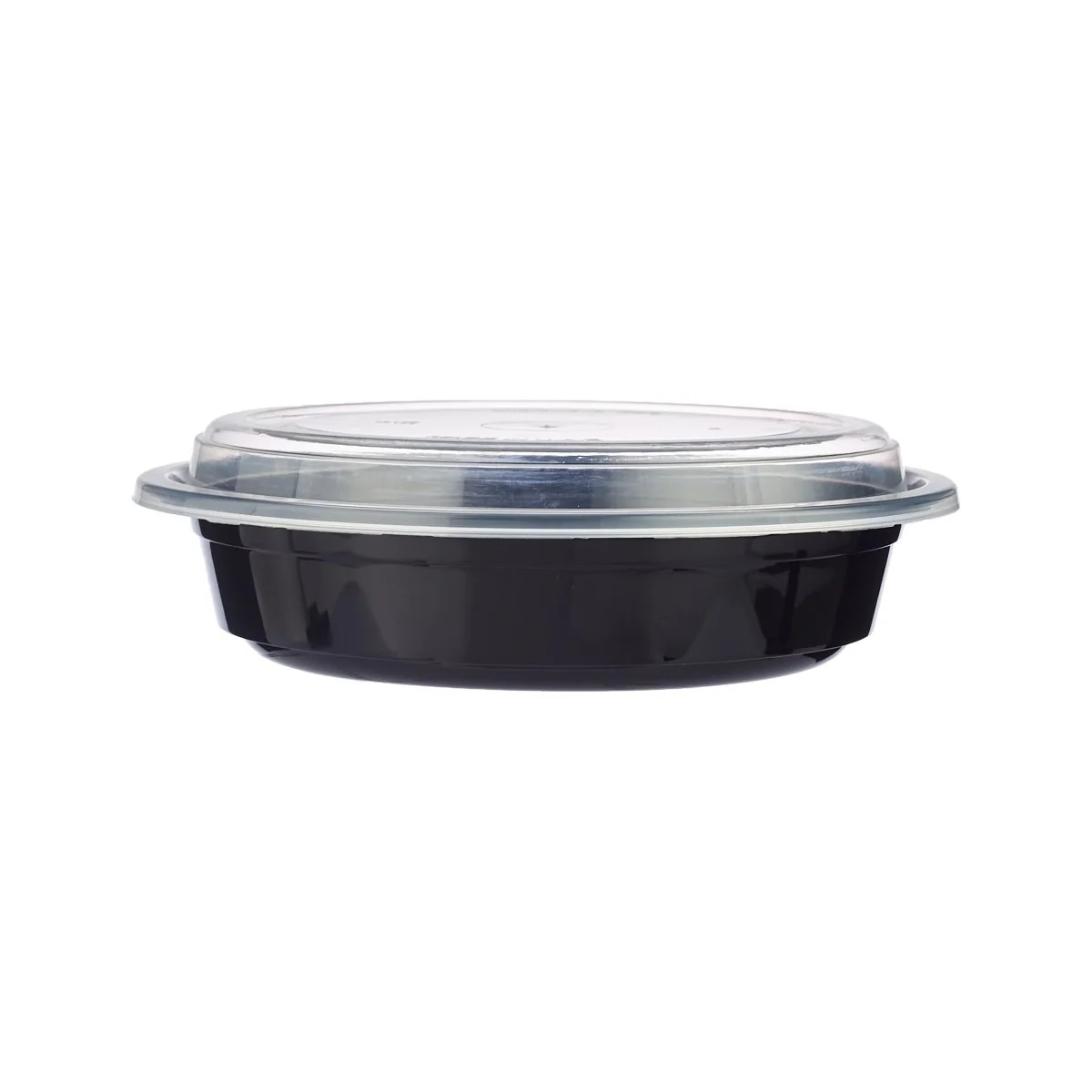 Black Base Round Container With lid 5 Pieces - Image 7