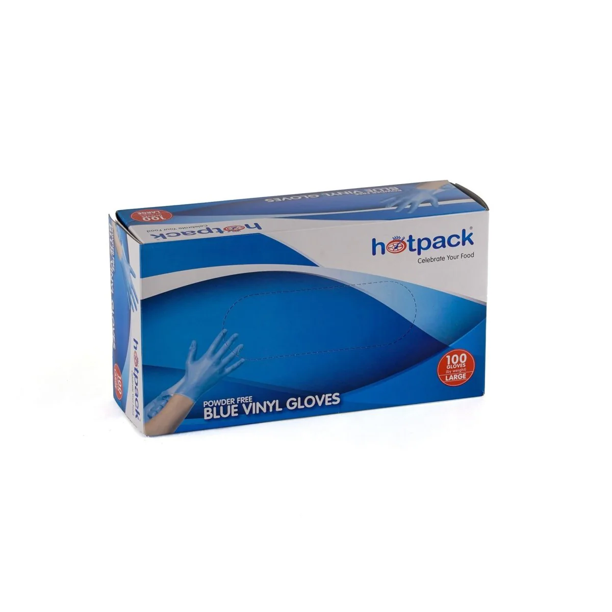 Blue Powder Free Vinyl Gloves - Image 6