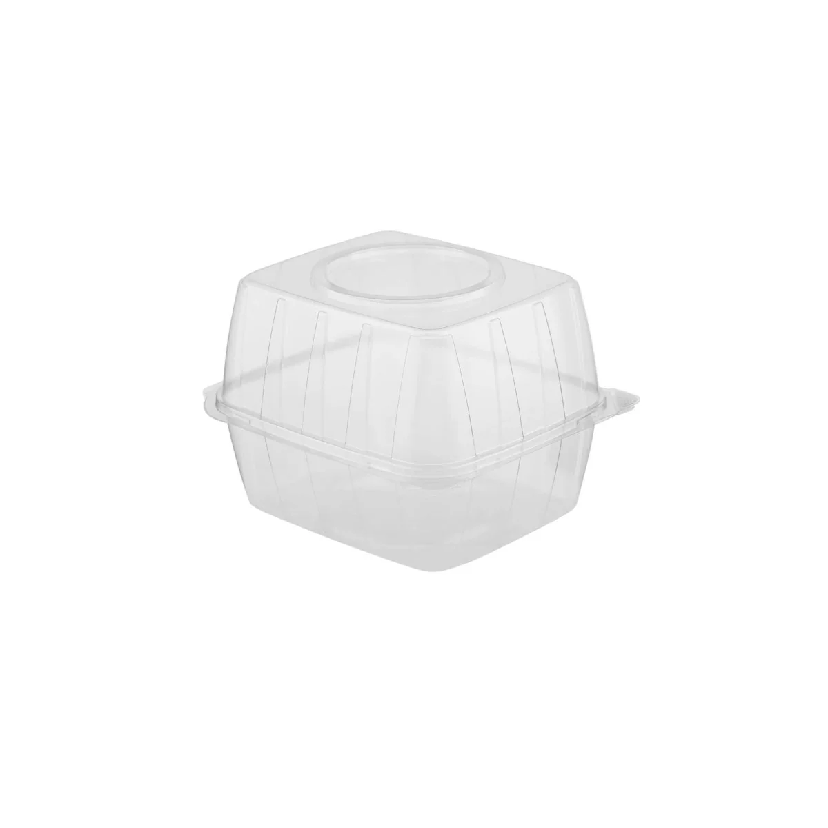 Clear Hinged Croissant Container - Image 9