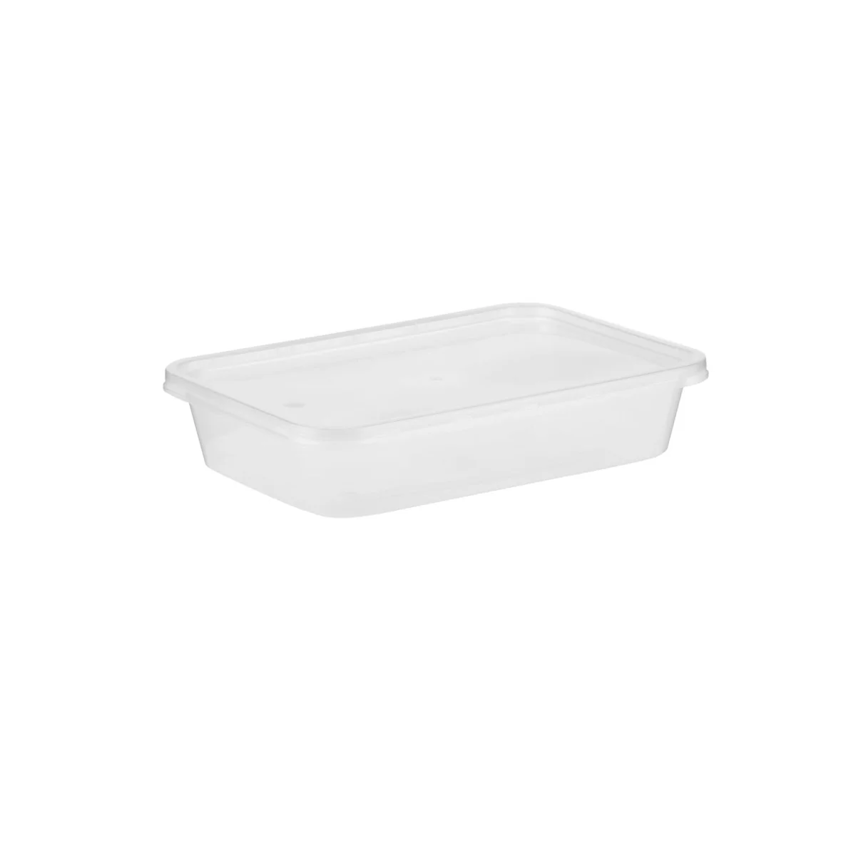 Clear Rectangle Microwave Container - Image 3