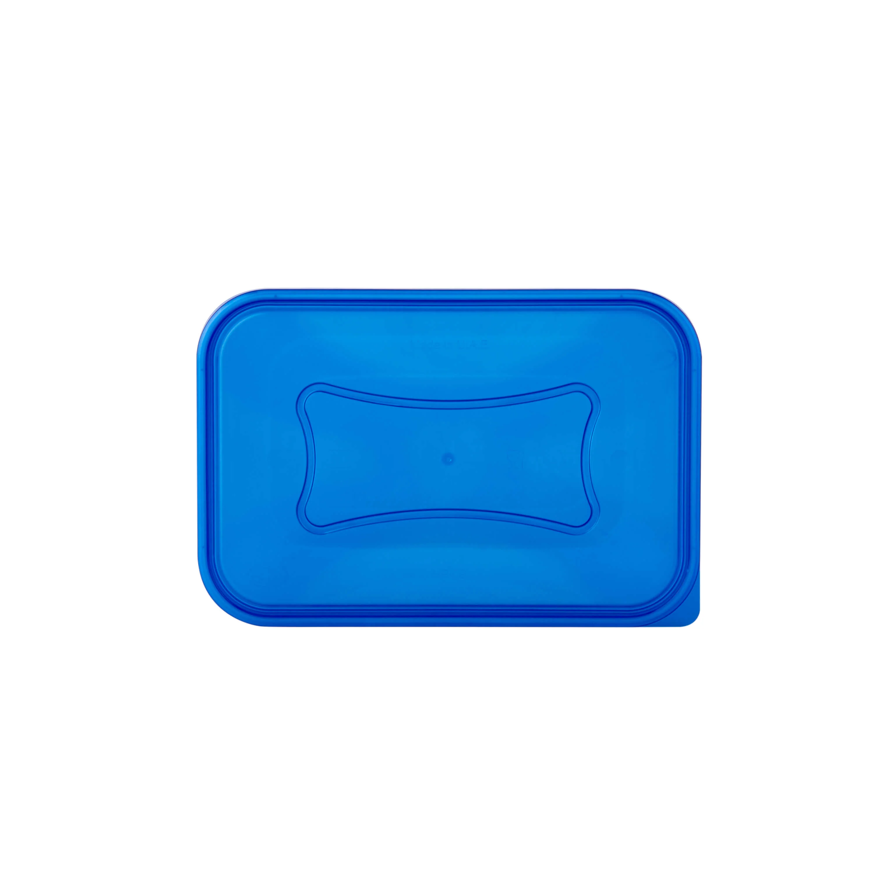 Clear Rectangular Heavy Duty Microwave Container with Color Lids - Image 67