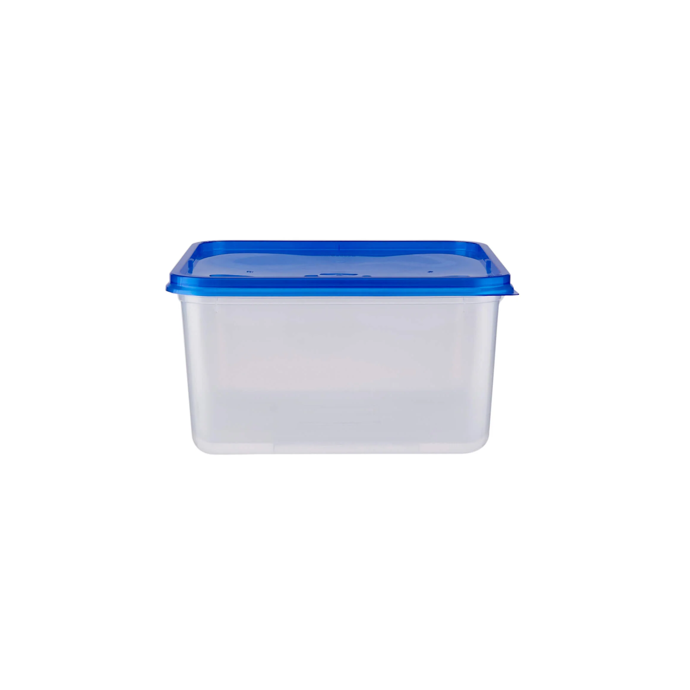 Clear Rectangular Heavy Duty Microwave Container with Color Lids - Image 87