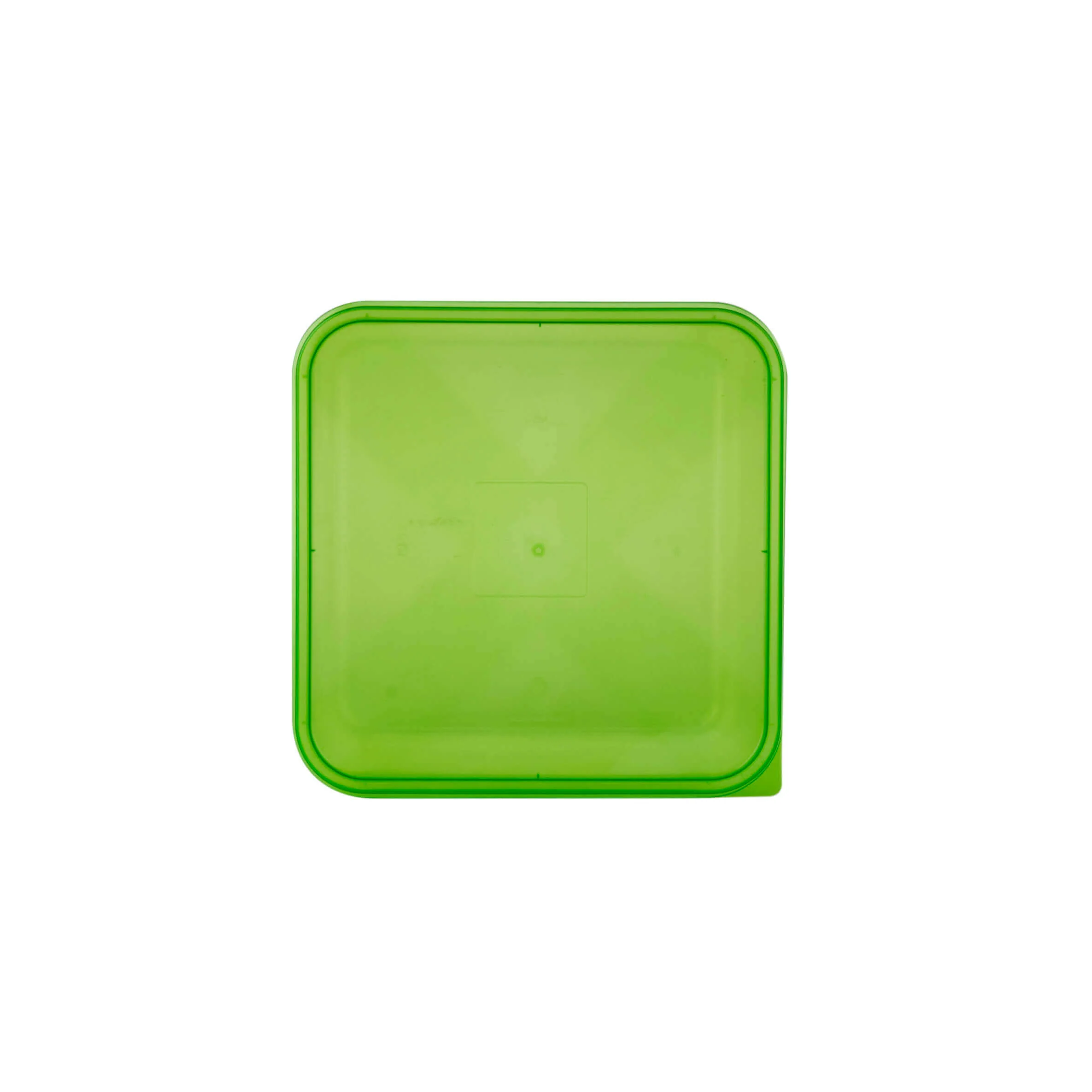 Clear Rectangular Heavy Duty Microwave Container with Color Lids - Image 95