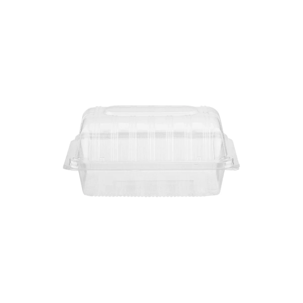 Clear Rectangular Hinged Container - Image 2