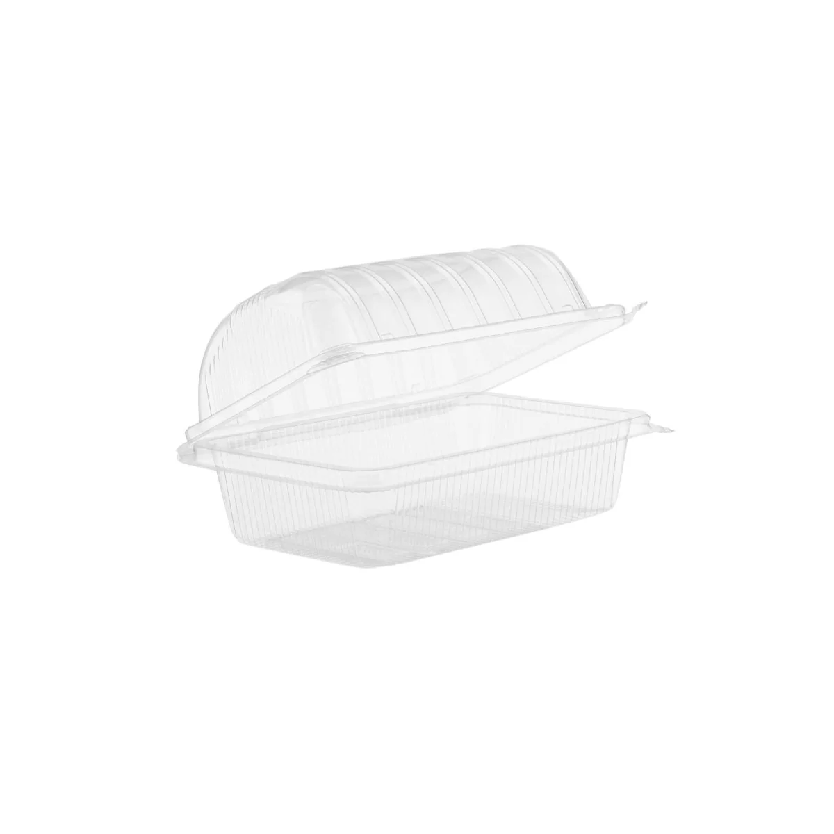 Clear Rectangular Hinged Container - Image 3