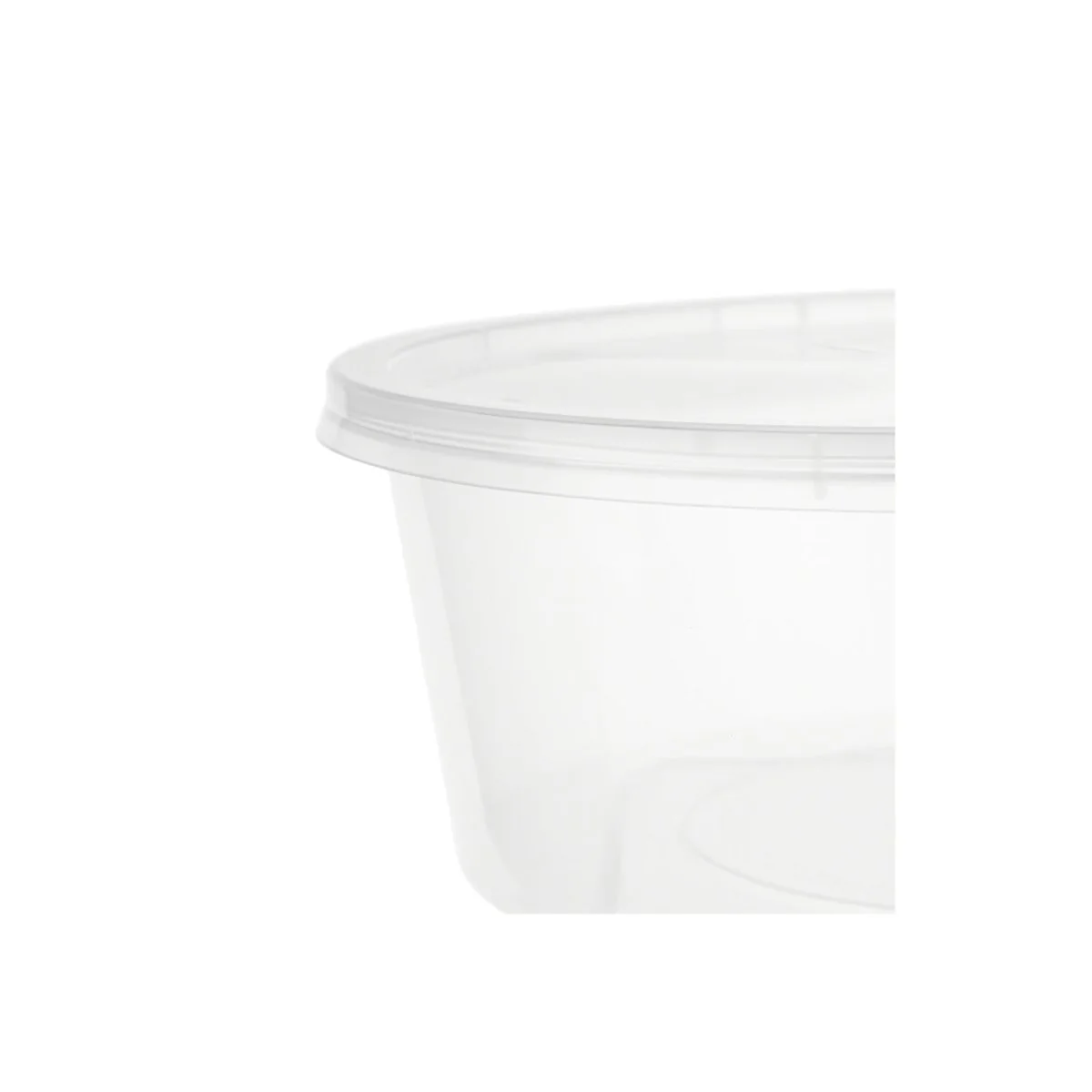 Clear Round Microwavable Container - Image 8