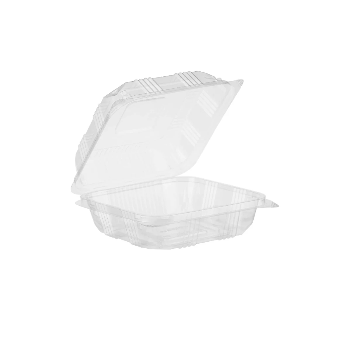 Clear Square Hinged Box - Image 4