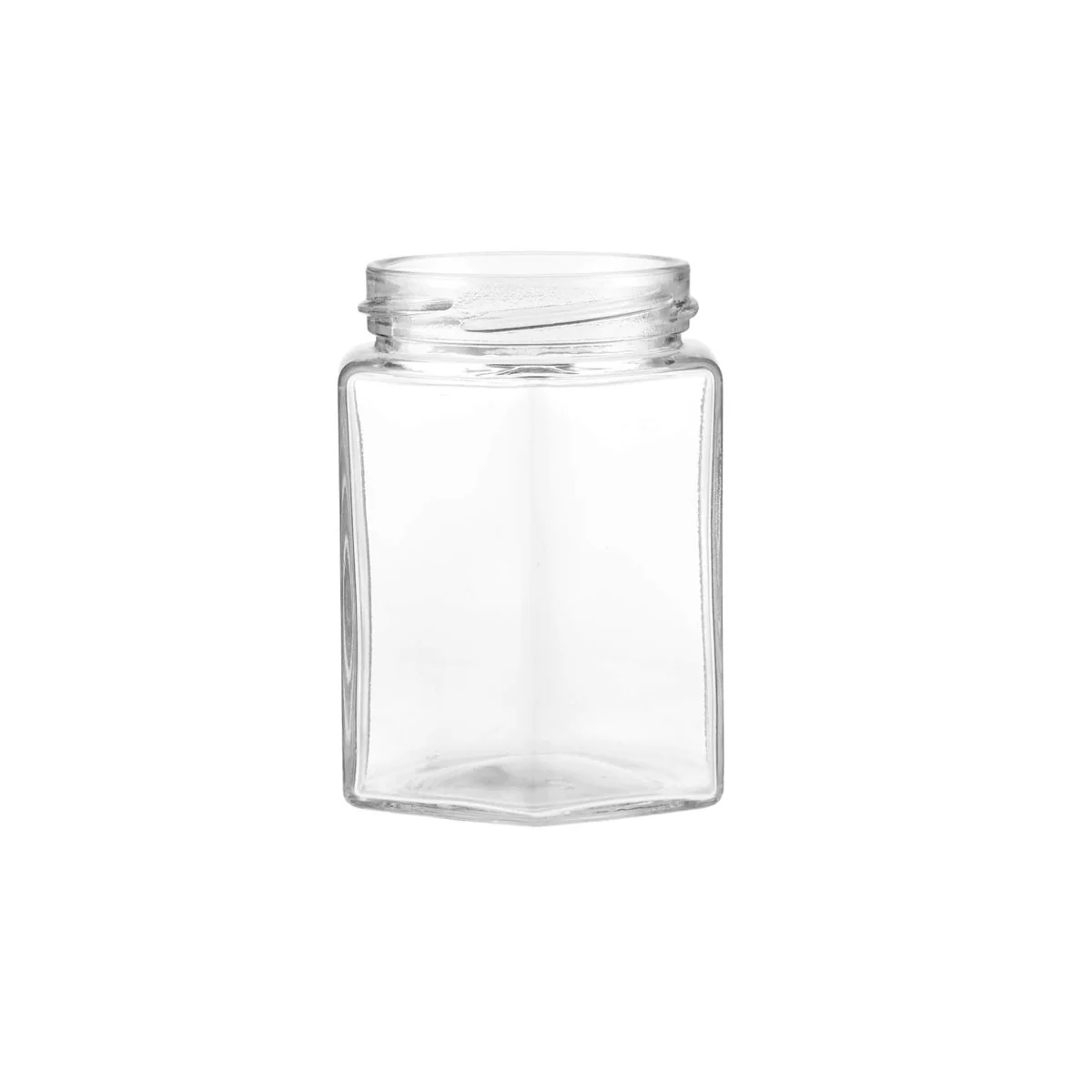 Hexagonal Glass Jar - Image 11