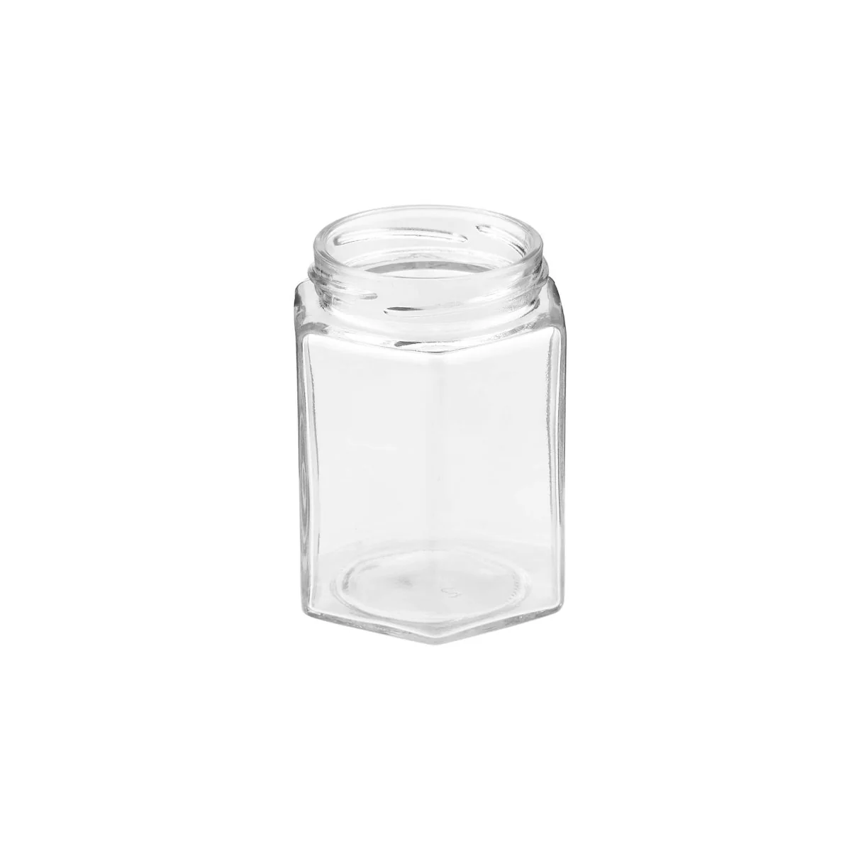 Hexagonal Glass Jar - Image 12