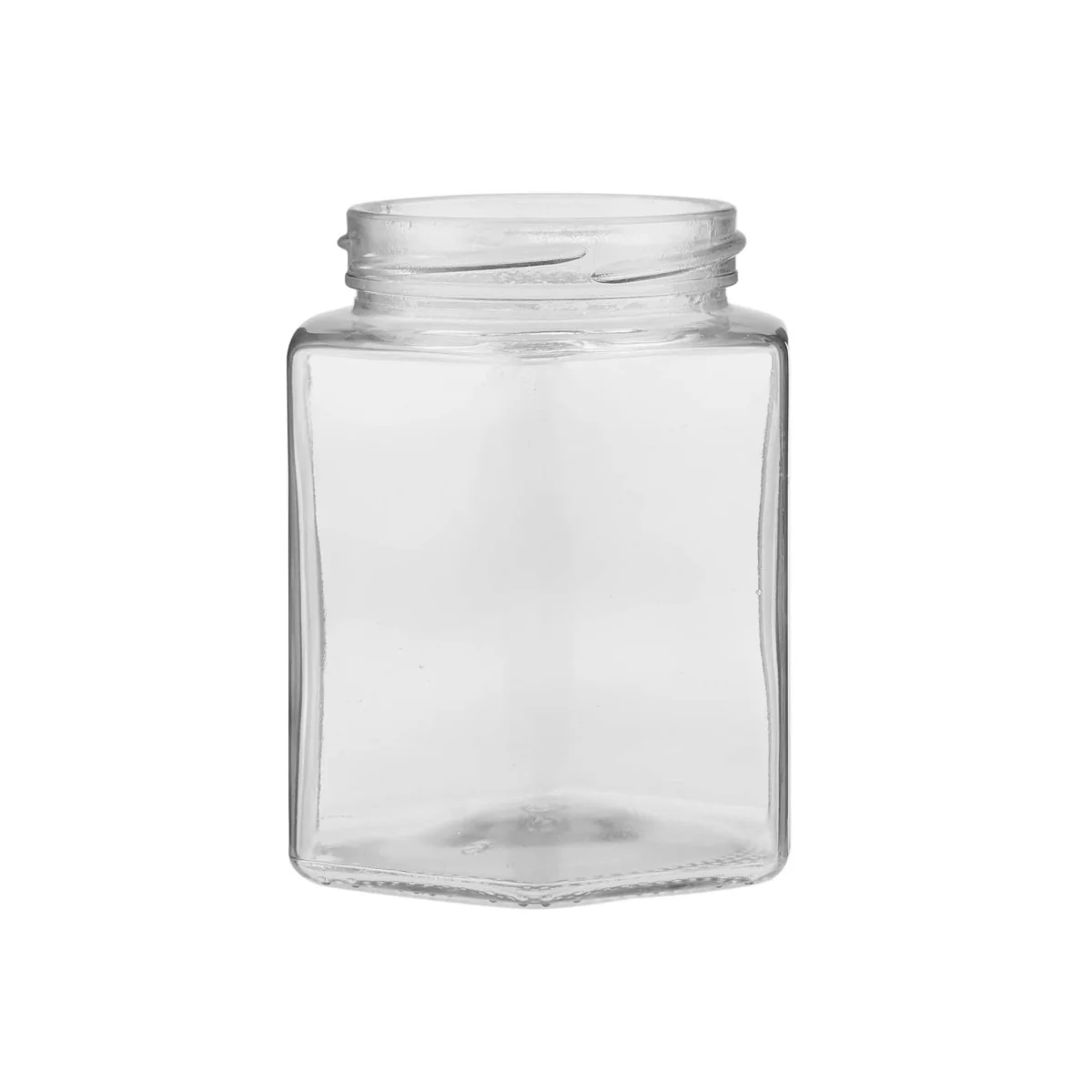 Hexagonal Glass Jar - Image 19