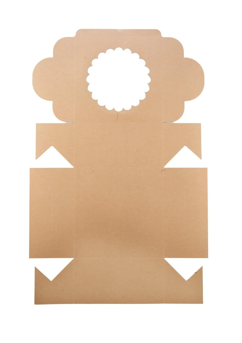Kraft Cake Box Round With Window 100 Pieces - Image 12