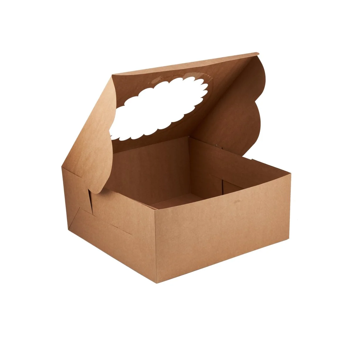 Kraft Cake Box Round With Window 100 Pieces - Image 23
