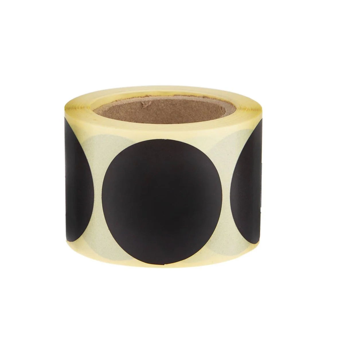 Plain Black Sticker Roll 250 Pieces - Image 3