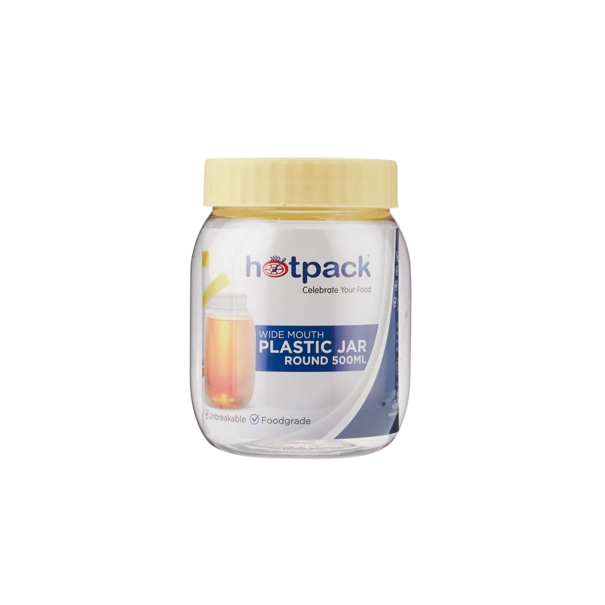 Plastic Storage Jar With Lid