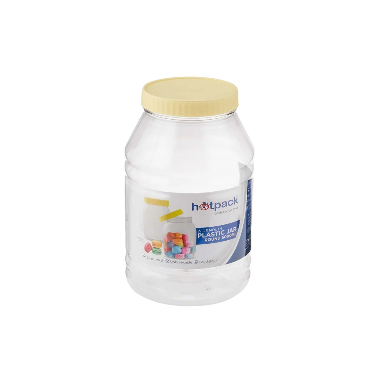 Plastic Storage Jar With Lid - Image 32
