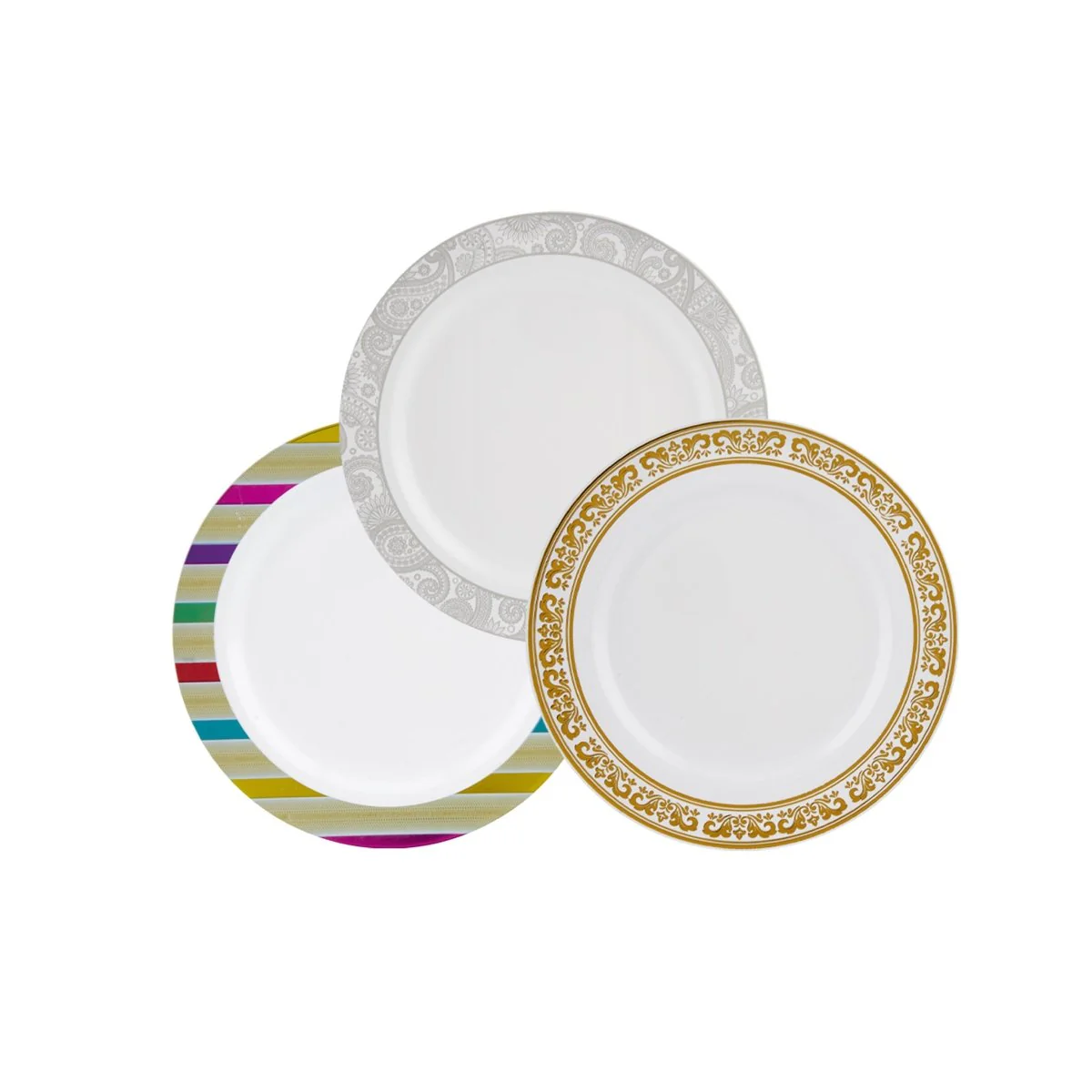 Premium Design Round Plates 10 Pieces - Image 12