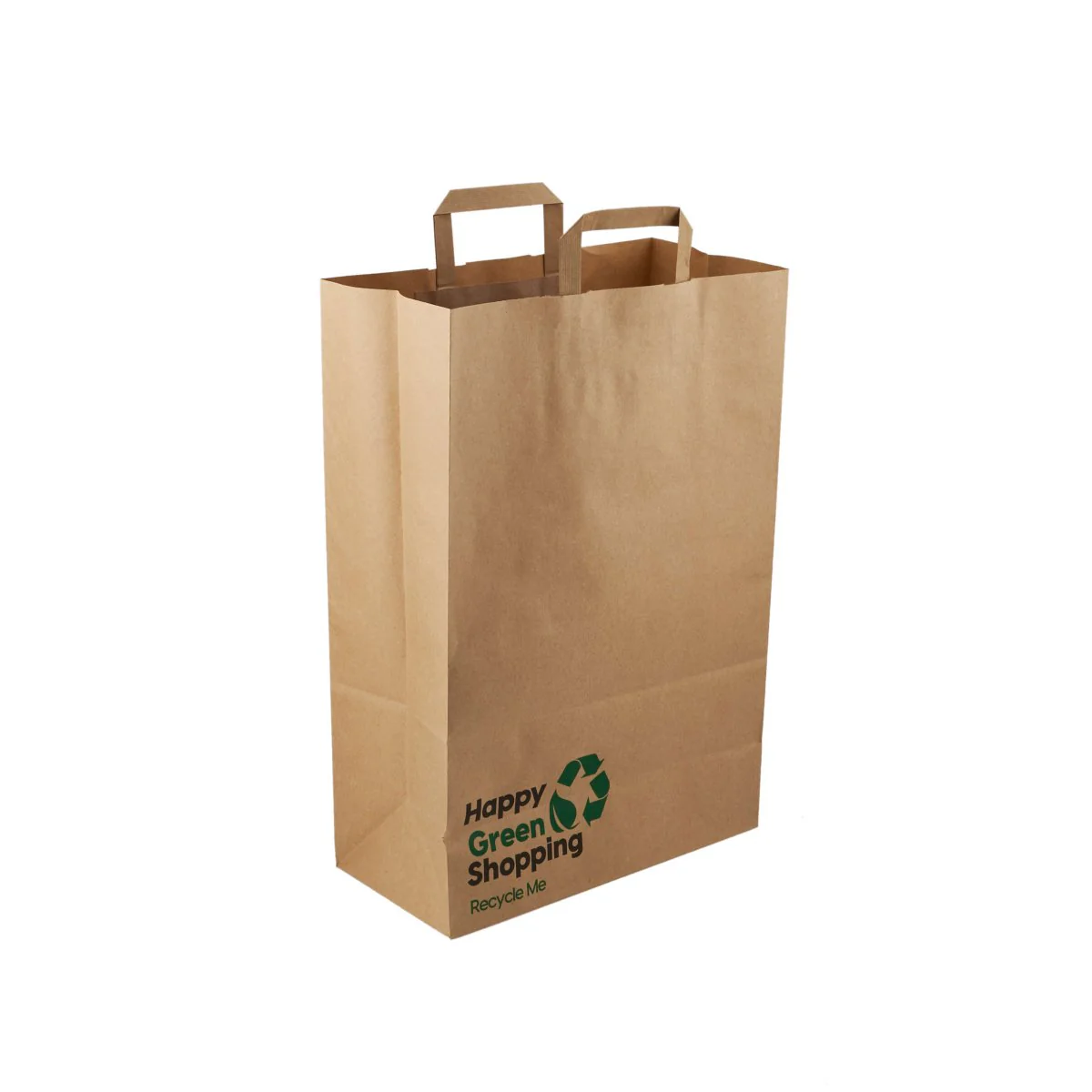Printed Brown Paper Shopping Bag - Image 7