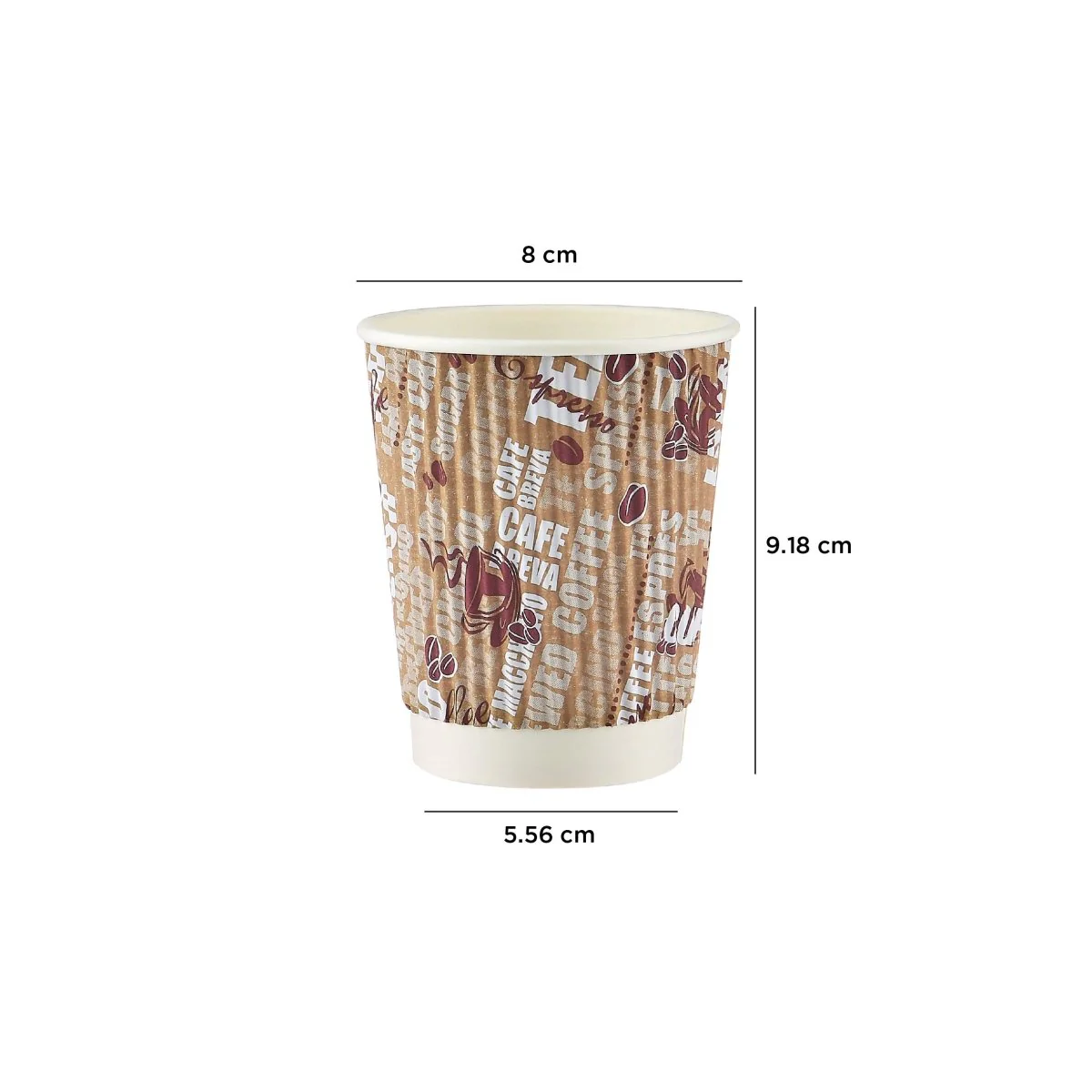 Printed Ripple Paper Cups - Image 3