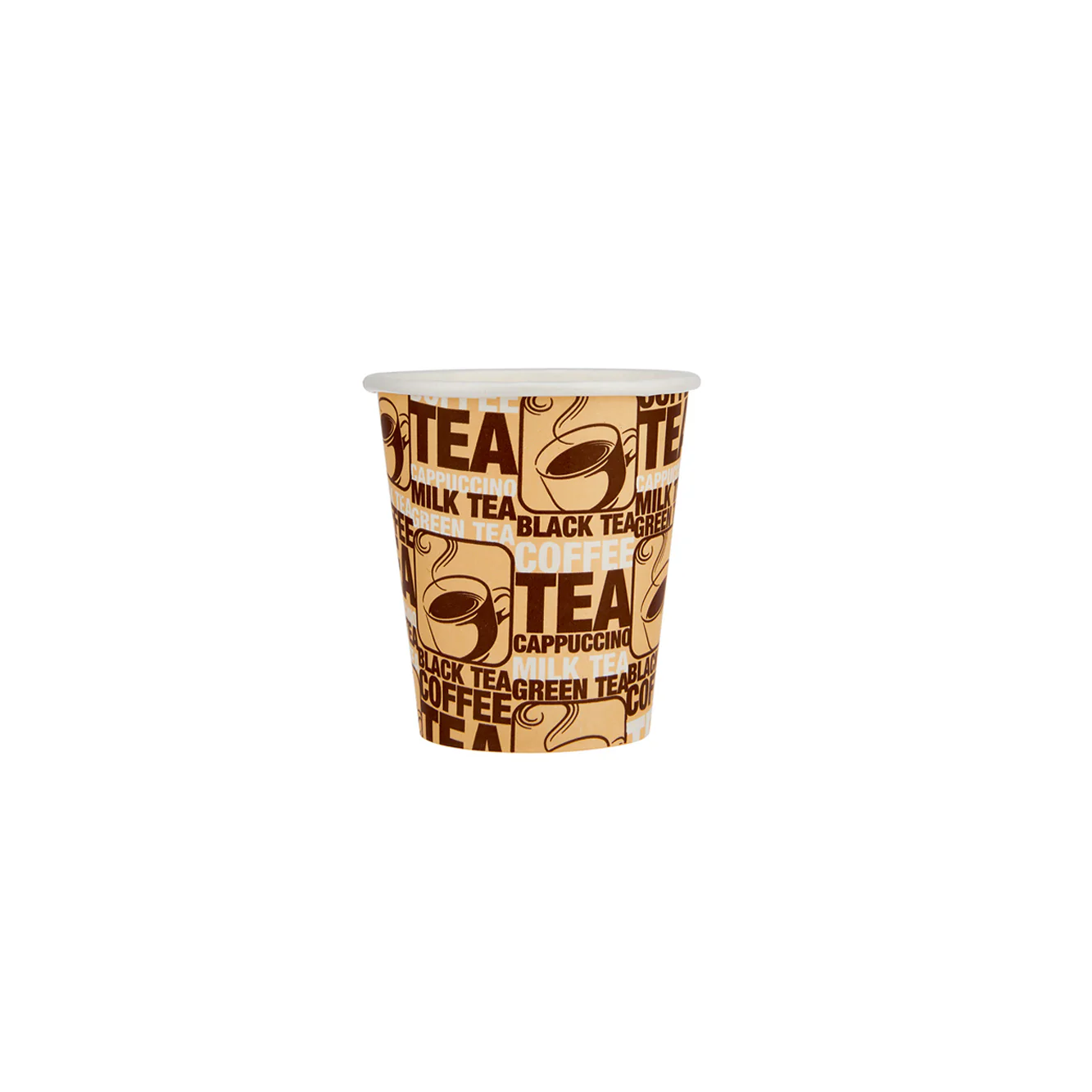 Printed Single Wall Paper Cups 6.5 oz