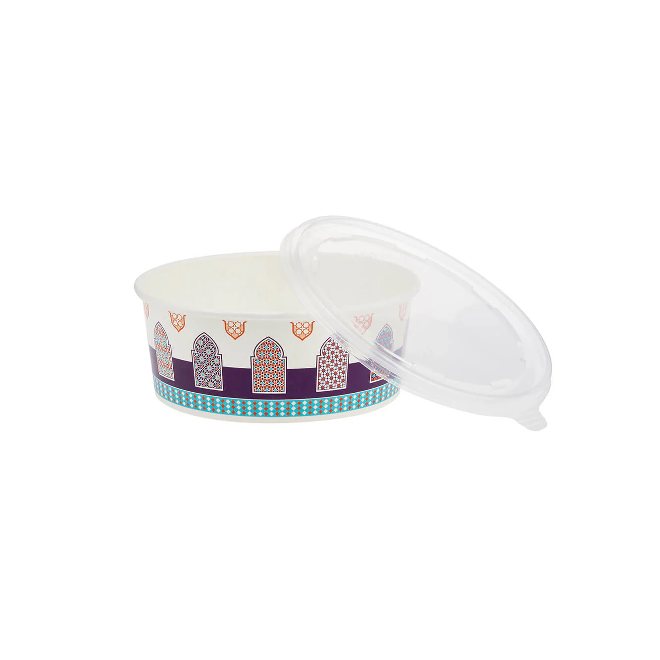 Ramadan Theme Printed Rice Bowl With Lid - Image 2