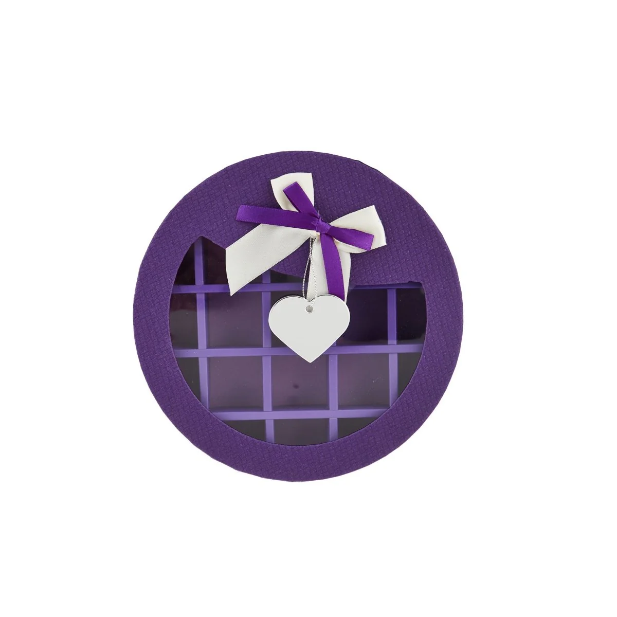 Round Chocolate Gift Box 21 Division - 1 Piece - Image 13