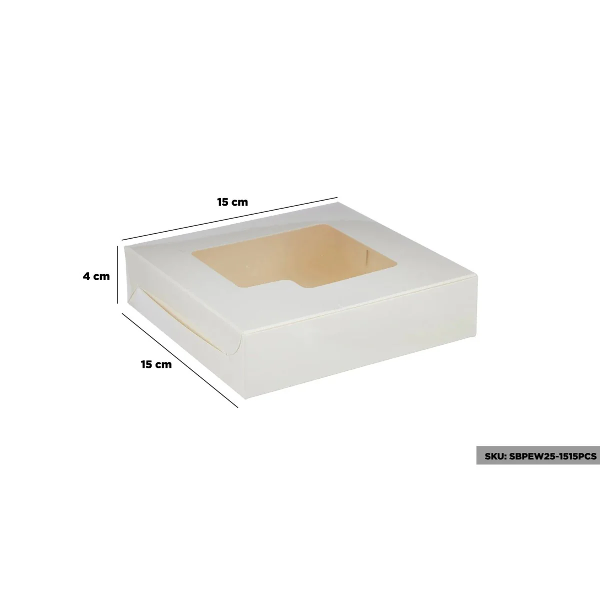 White Sweet Box with Window - Image 7