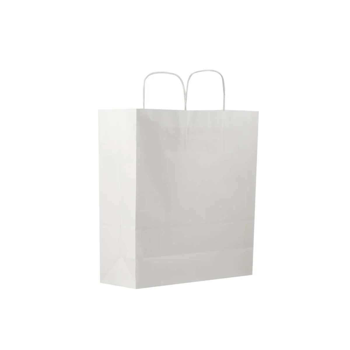 White Twisted Handle Paper Bag - Image 14