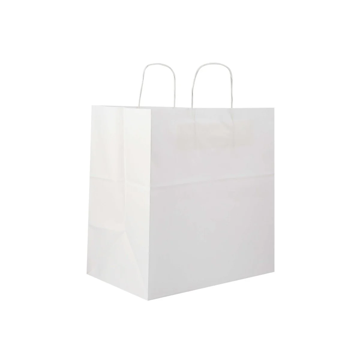 White Twisted Handle Paper Bag - Image 18