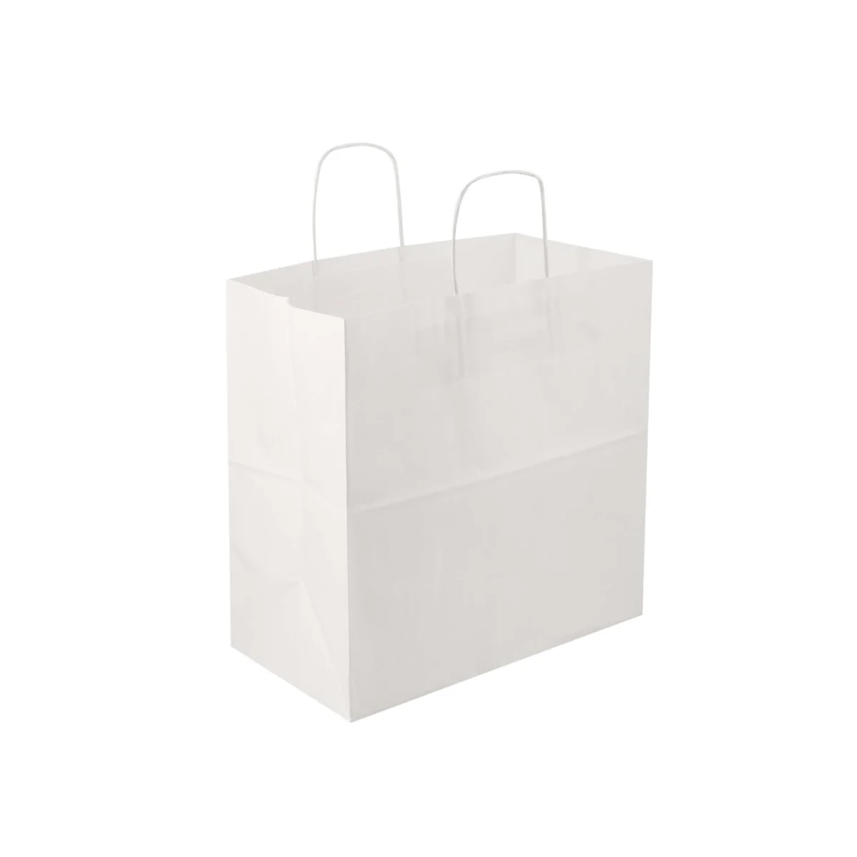 White Twisted Handle Paper Bag - Image 23